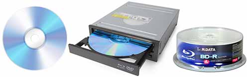 Одним из устройств резервного хранения фотографий должна быть бобина из компакт дисков